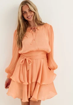 Vmelisa Ls Detail Short Dress