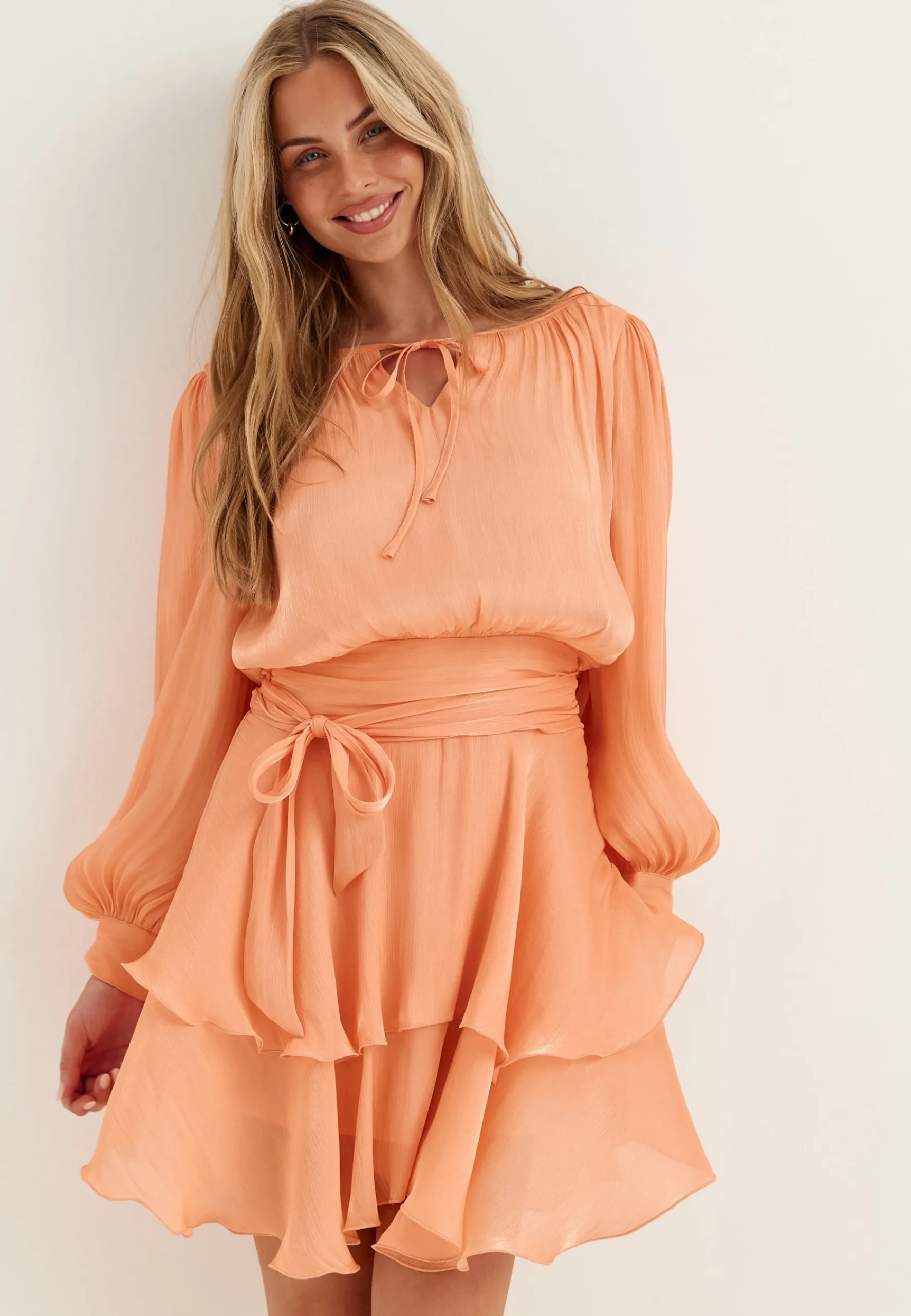 Vmelisa Ls Detail Short Dress