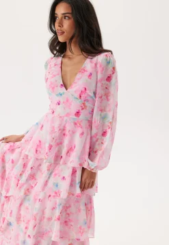 Vmfelicia Ls Ruffle Maxi Dress