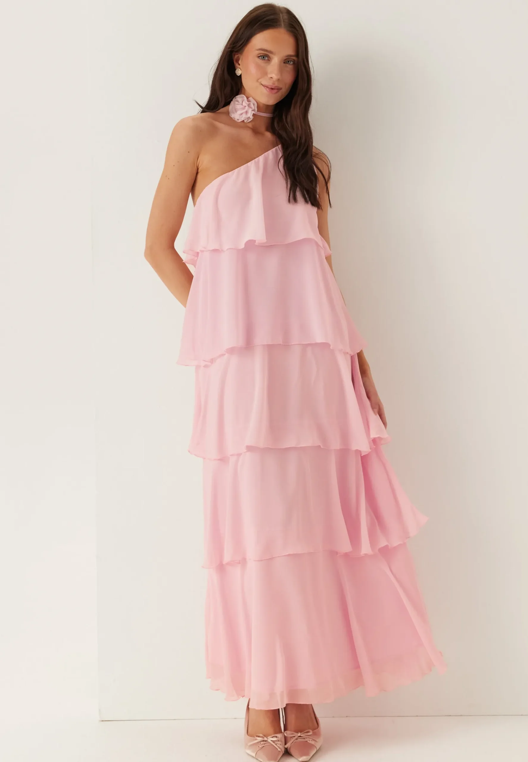 Vmfelicia Os Ruffle Ankle Dress