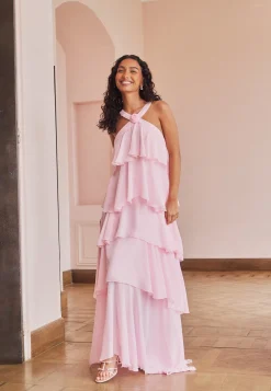 Vmfelicia Sl Ruffle Maxi Dress