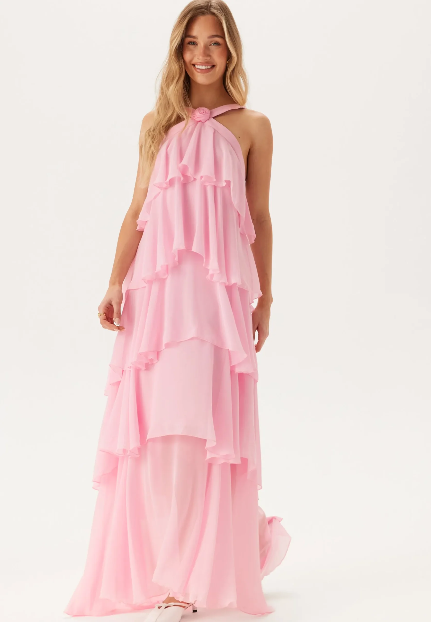 Vmfelicia Sl Ruffle Maxi Dress