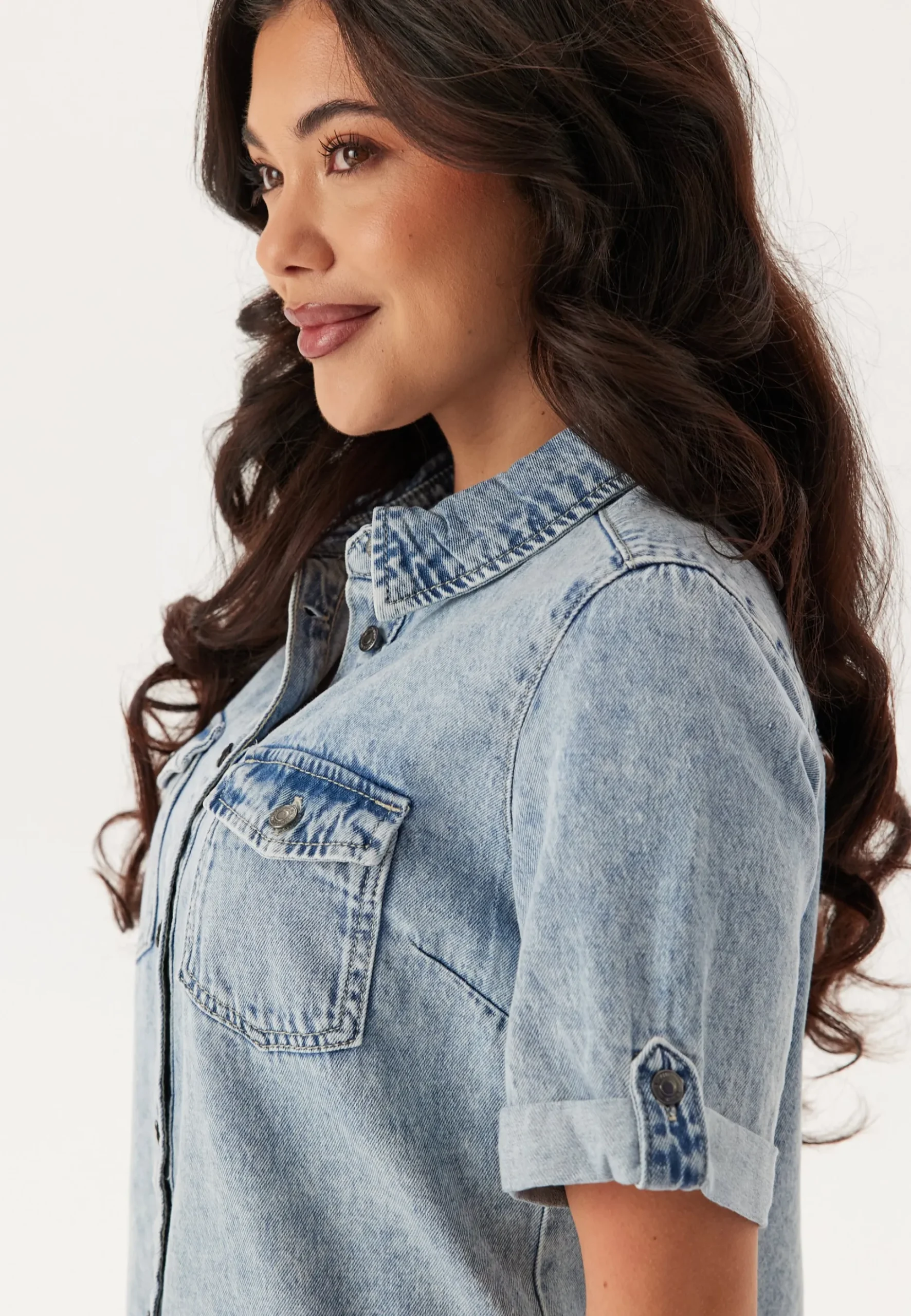 Vmjennie Ss Short Denim Dress