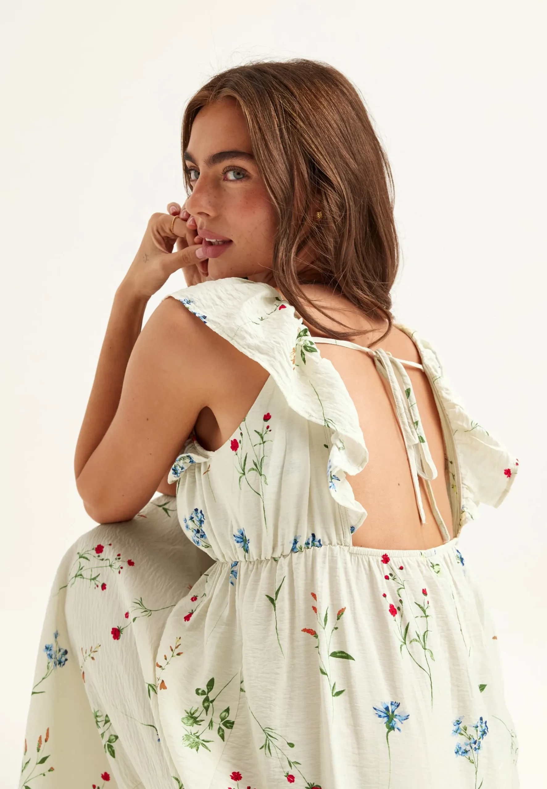 Vmjosie Sl Ankle Frill Dress