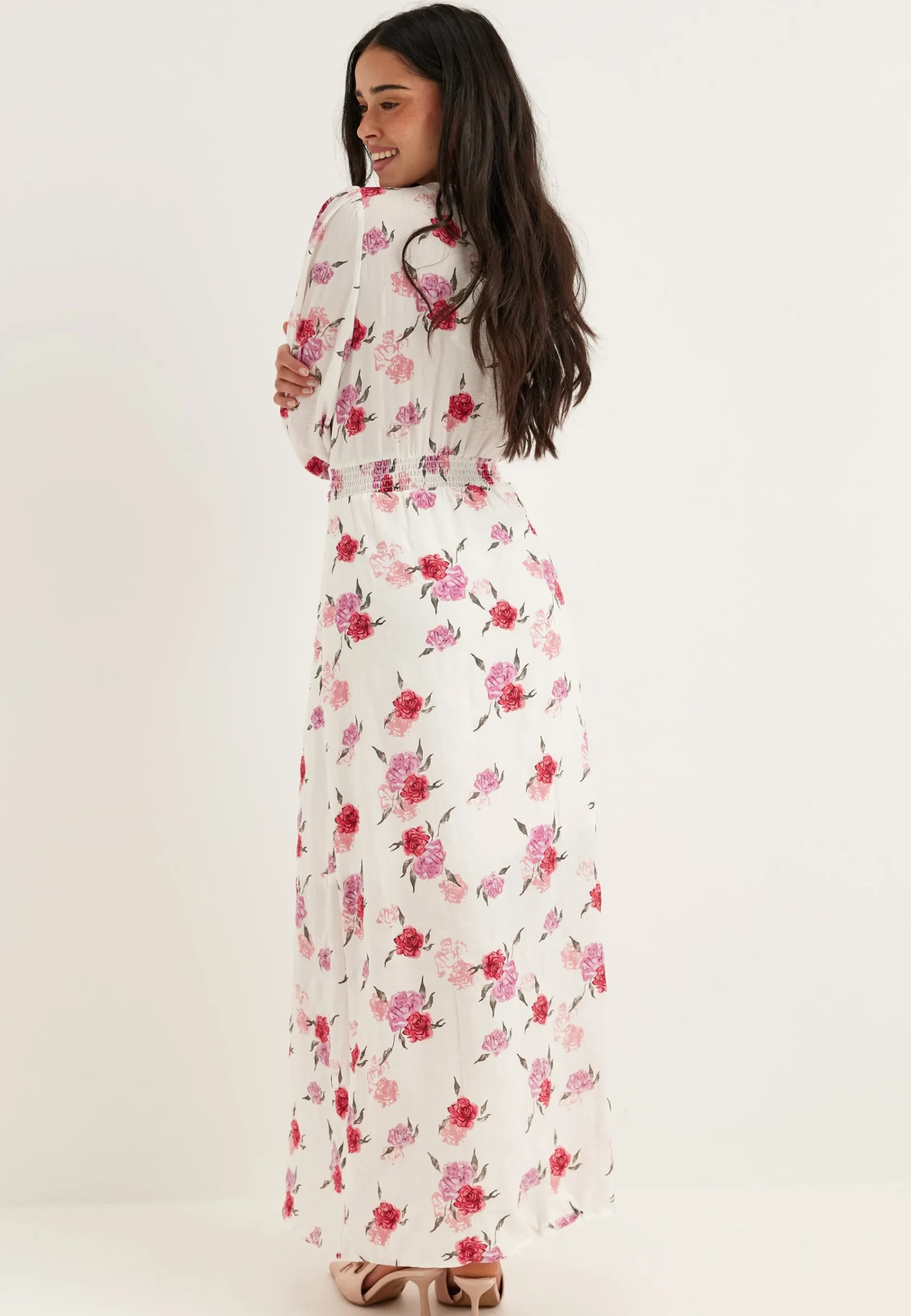 Vmlisa Ls V-neck Long Dress
