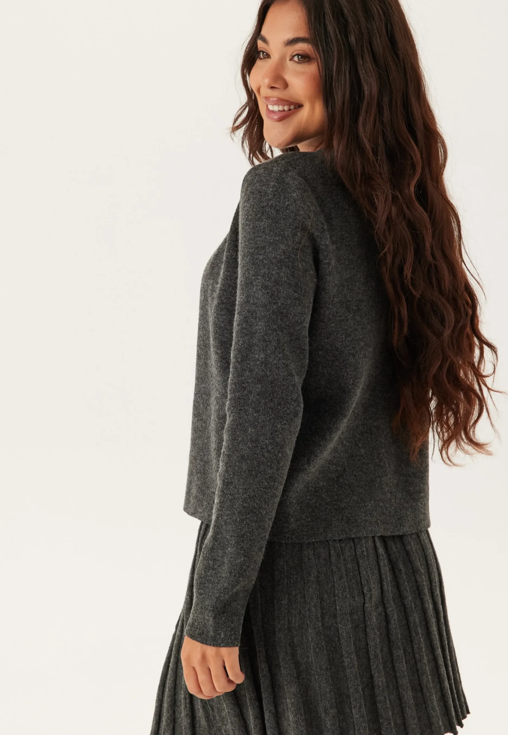Vmmarina Ls O-neck Cardigan