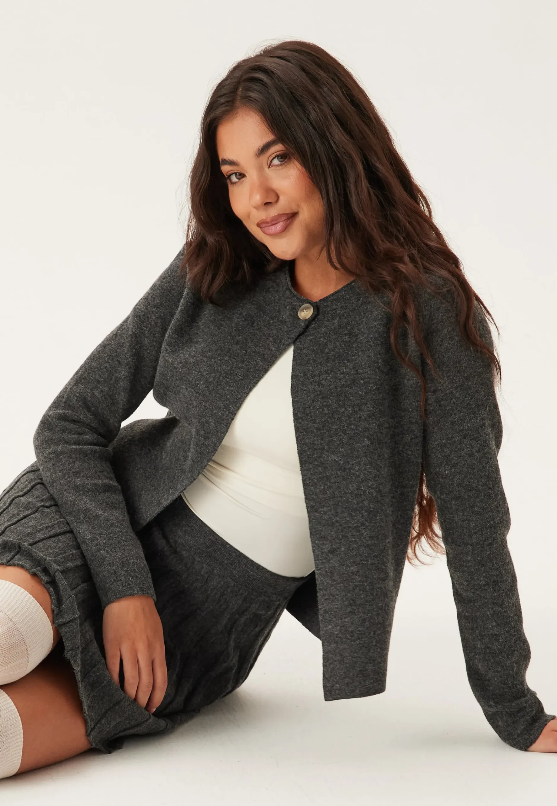 Vmmarina Ls O-neck Cardigan