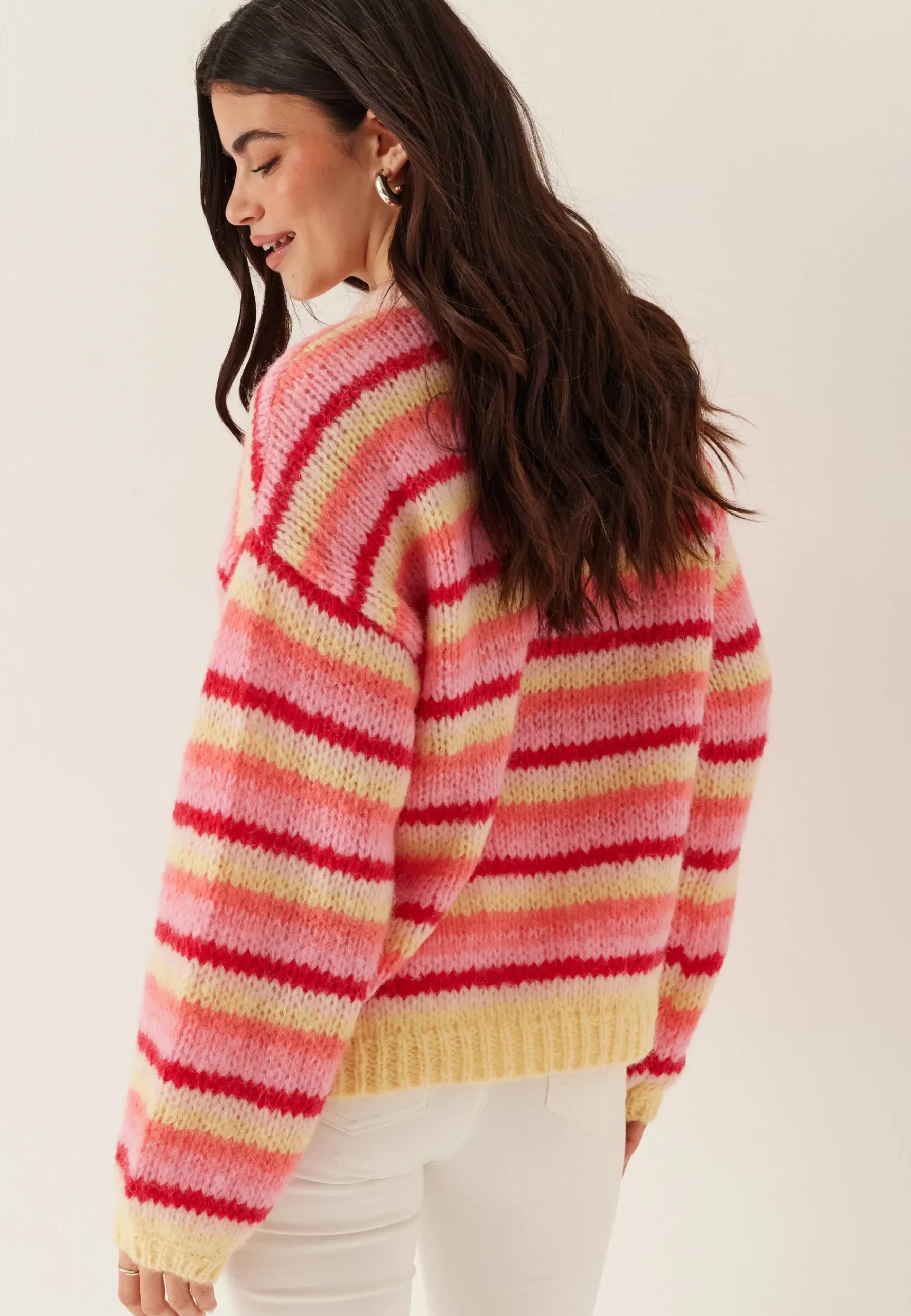 Vmmaybe Stripe Ls O-neck Pullover