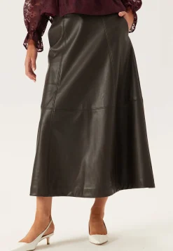 Vmolive Hw Coated Ankle Skirt
