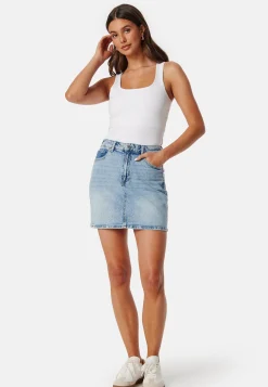 Vmtessa High Rise short denim skirt