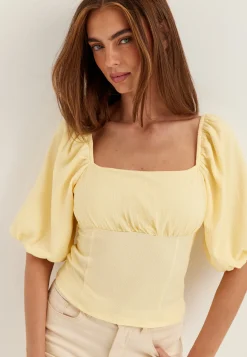 Volume Sleeve Top
