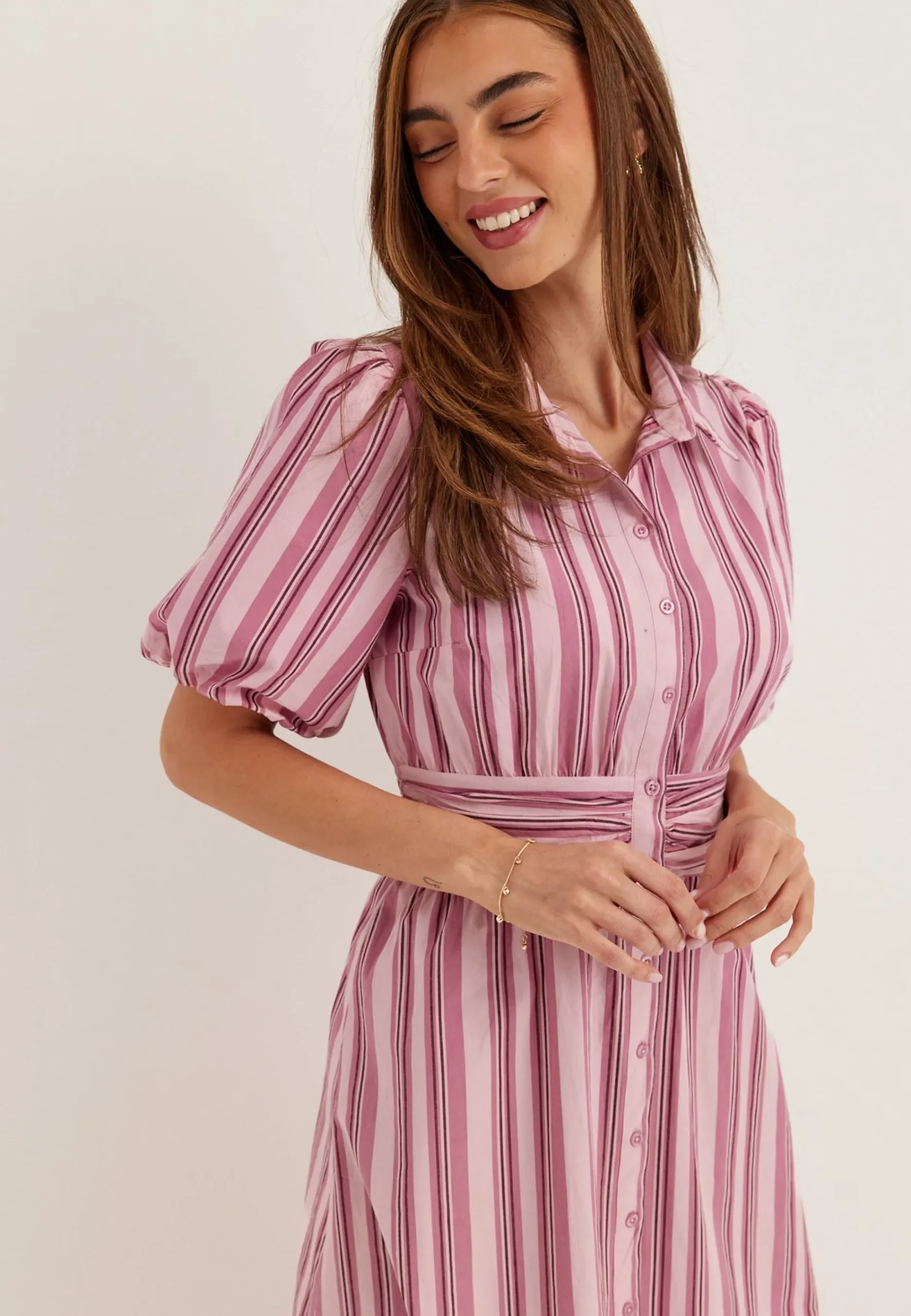 Waist Detail Cotton Dress