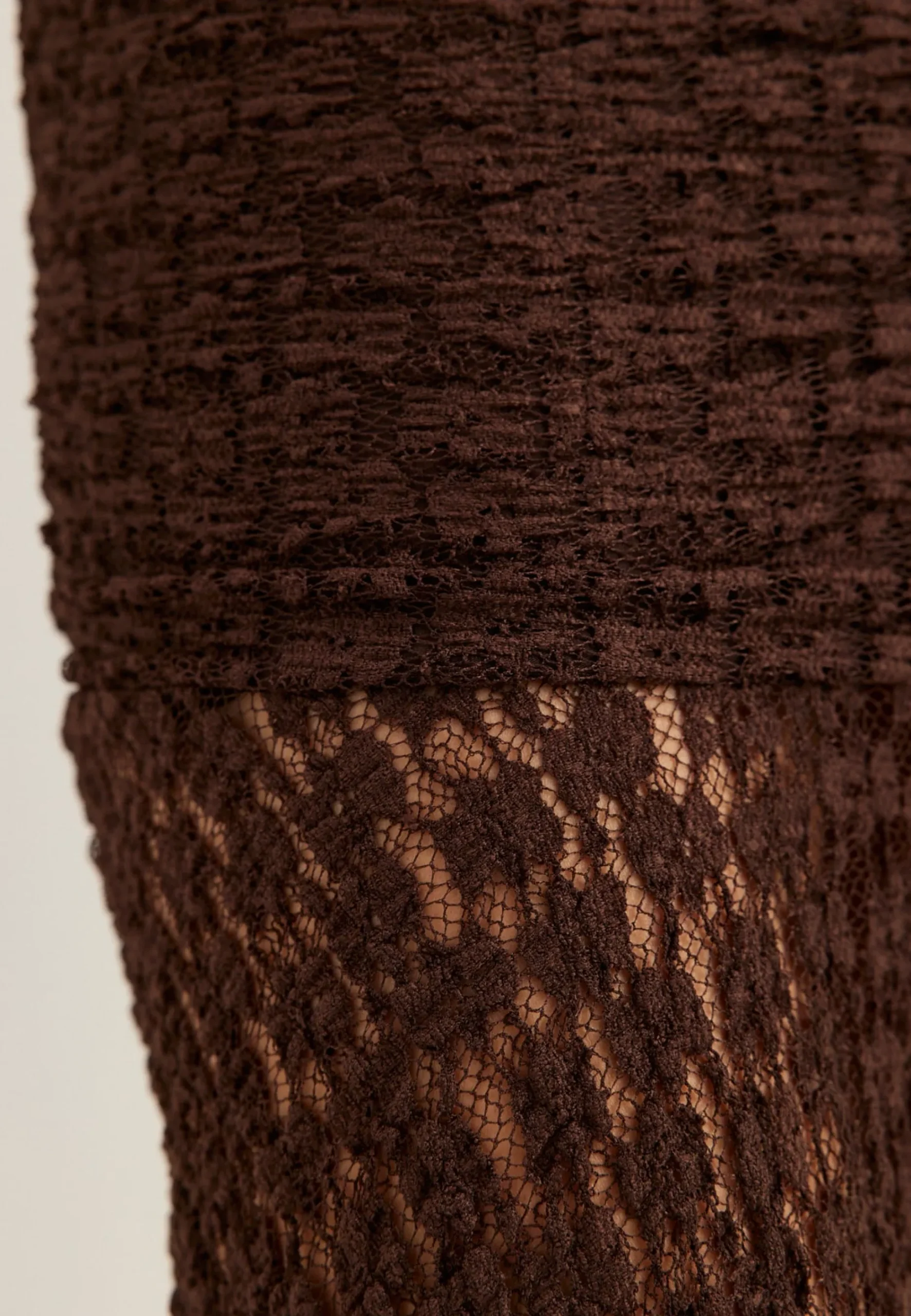 Waterfall Asymmetric Lace Skirt
