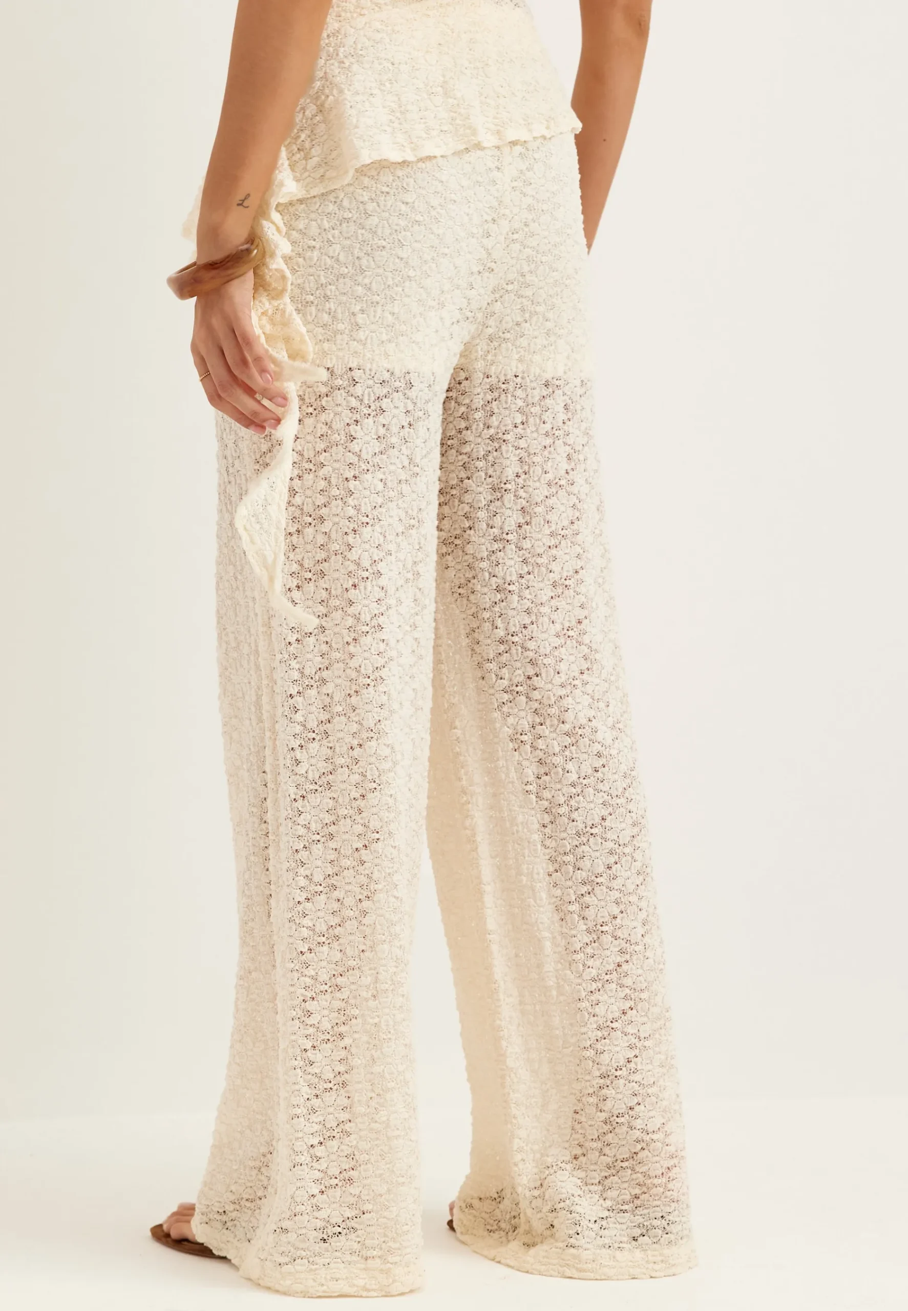 Wide Lace Trousers