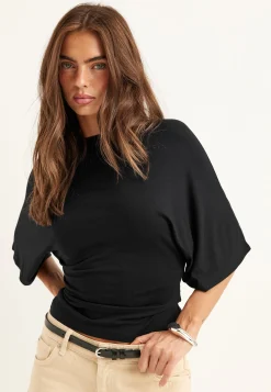 Wide Sleeve Fitted Tee