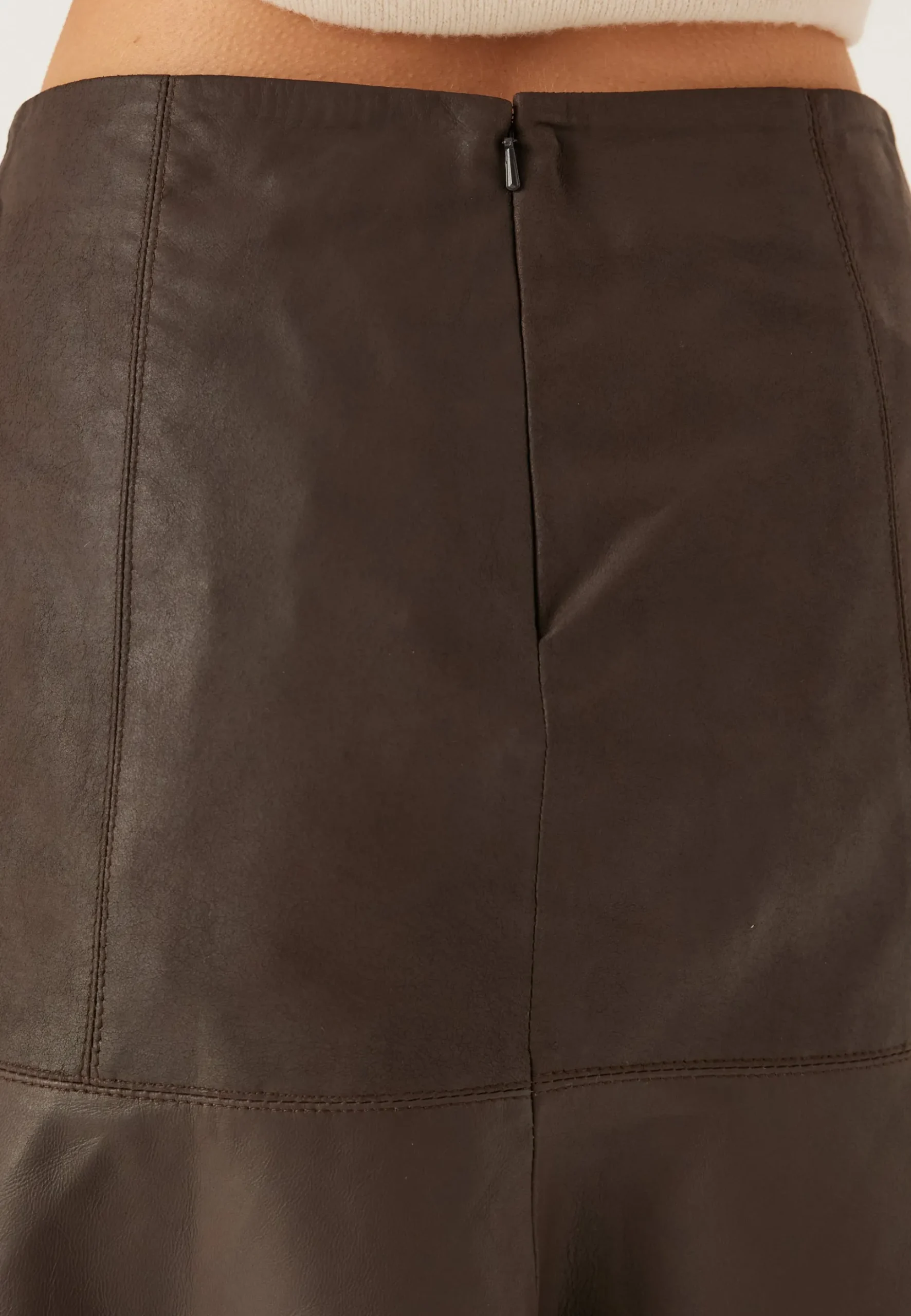 Yascolly Mw Naplon Leather Skirt